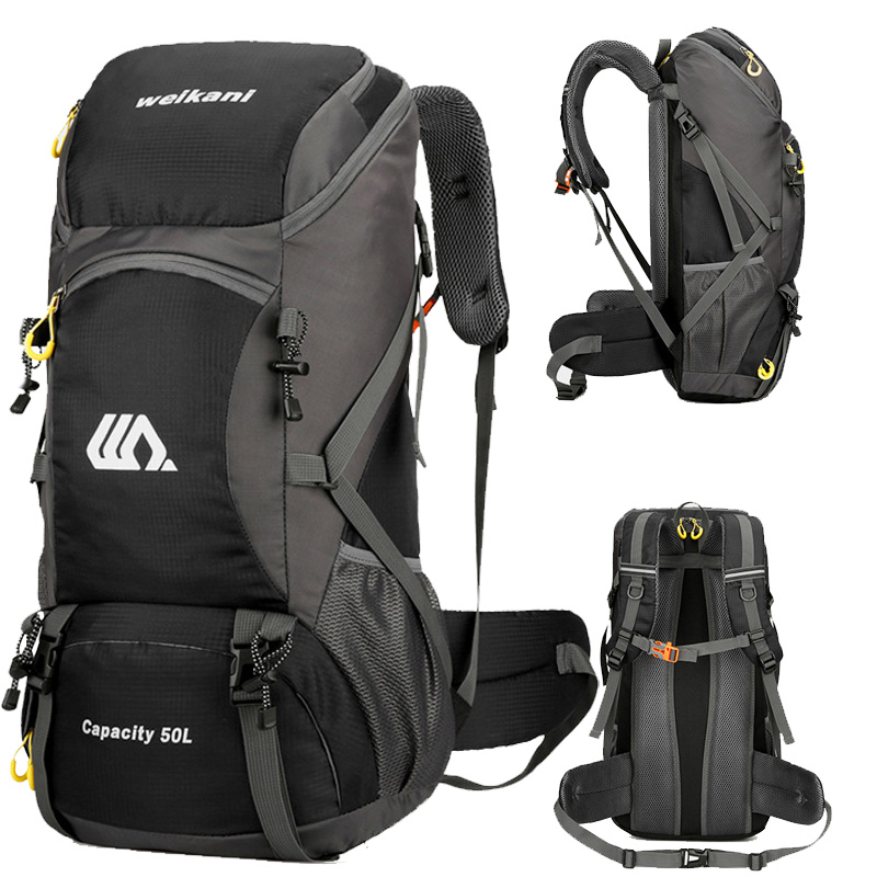 Cycling Commuter Backpack - 50L Travel Backpack Camping Men Large