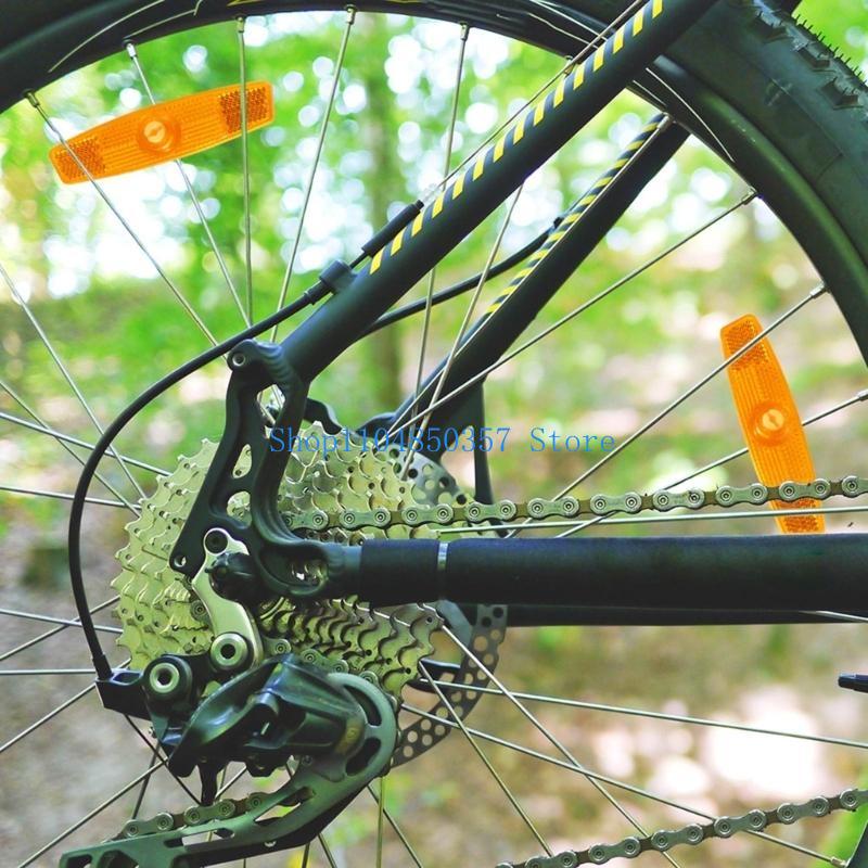 Spoke Reflector Set - 652F 8Pcs/set Riding Bike Bicycle Warning