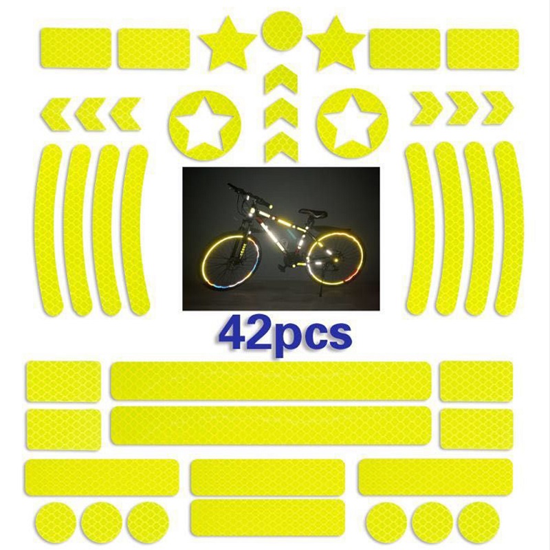 42Pcs/set Self-adhesive Reflec - Spoke Reflector Set review and price