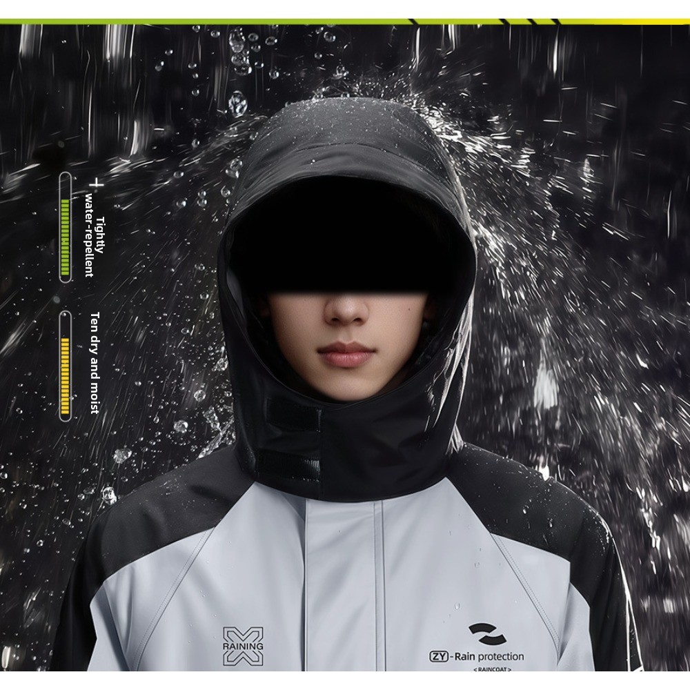 Two Piece Motorcycle Rain Suit - Cycling Commute In Rain review and price