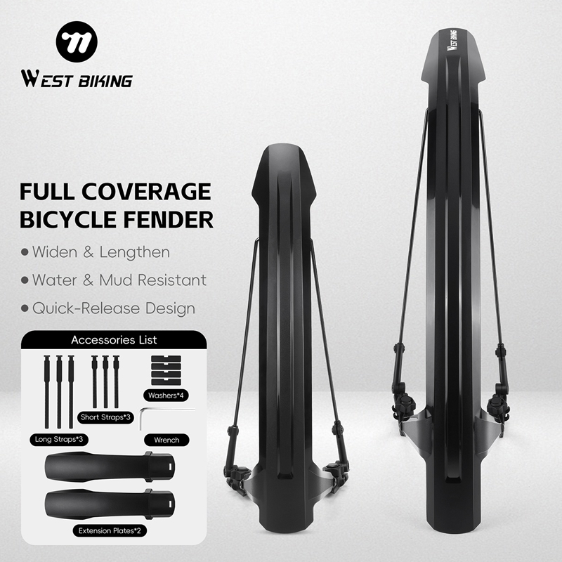 WEST BIKING Bike Fender Set 2P - Fender Mudguard Set review and price