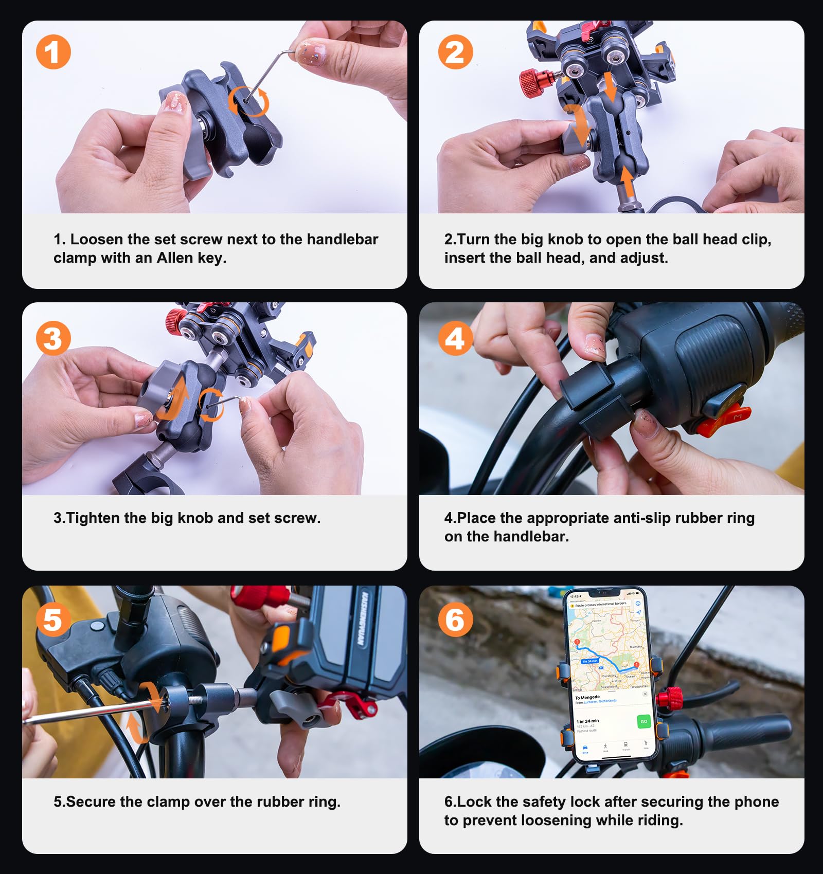 Heavy-Duty Motorcycle Phone Mo - U Lock Heavy Duty review and price