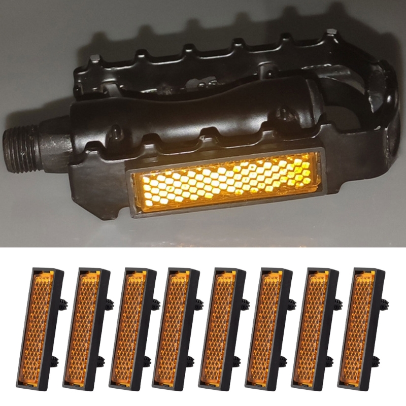 8Pcs/Set Pedal Reflector Reinf - Spoke Reflector Set review and price