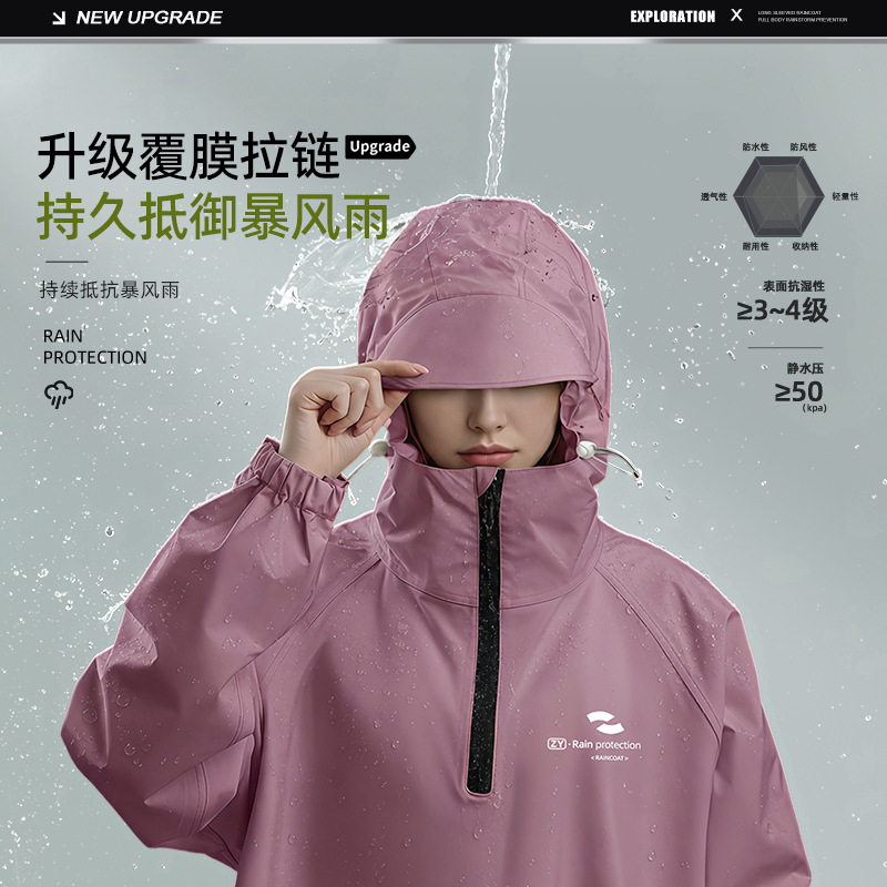 Unisex Long Sleeve Hooded Rain - Cycling Commute In Rain review and price