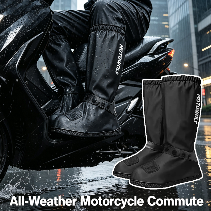 Outdoor commuting Tube Rain Sh - Cycling Shoes For Commute review and price