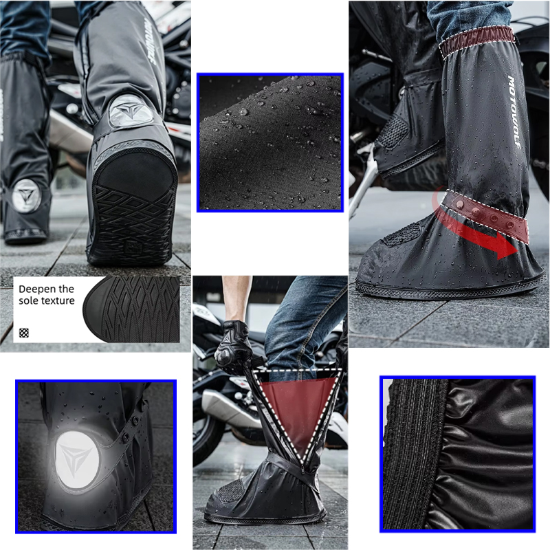 Outdoor commuting Tube Rain Sh - Cycling Shoes For Commute review and price