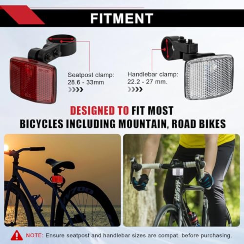 8PCS Bike Reflector Kit Night  - Spoke Reflector Set review and price
