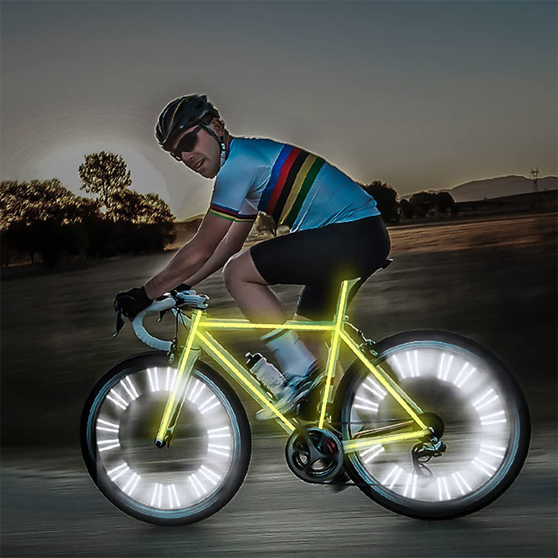 Green Outline Bike Spoke Refle - Spoke Reflector Set review and price