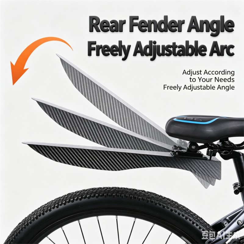 Extended Wide Adjustable Bike  - Fender Mudguard Set review and price