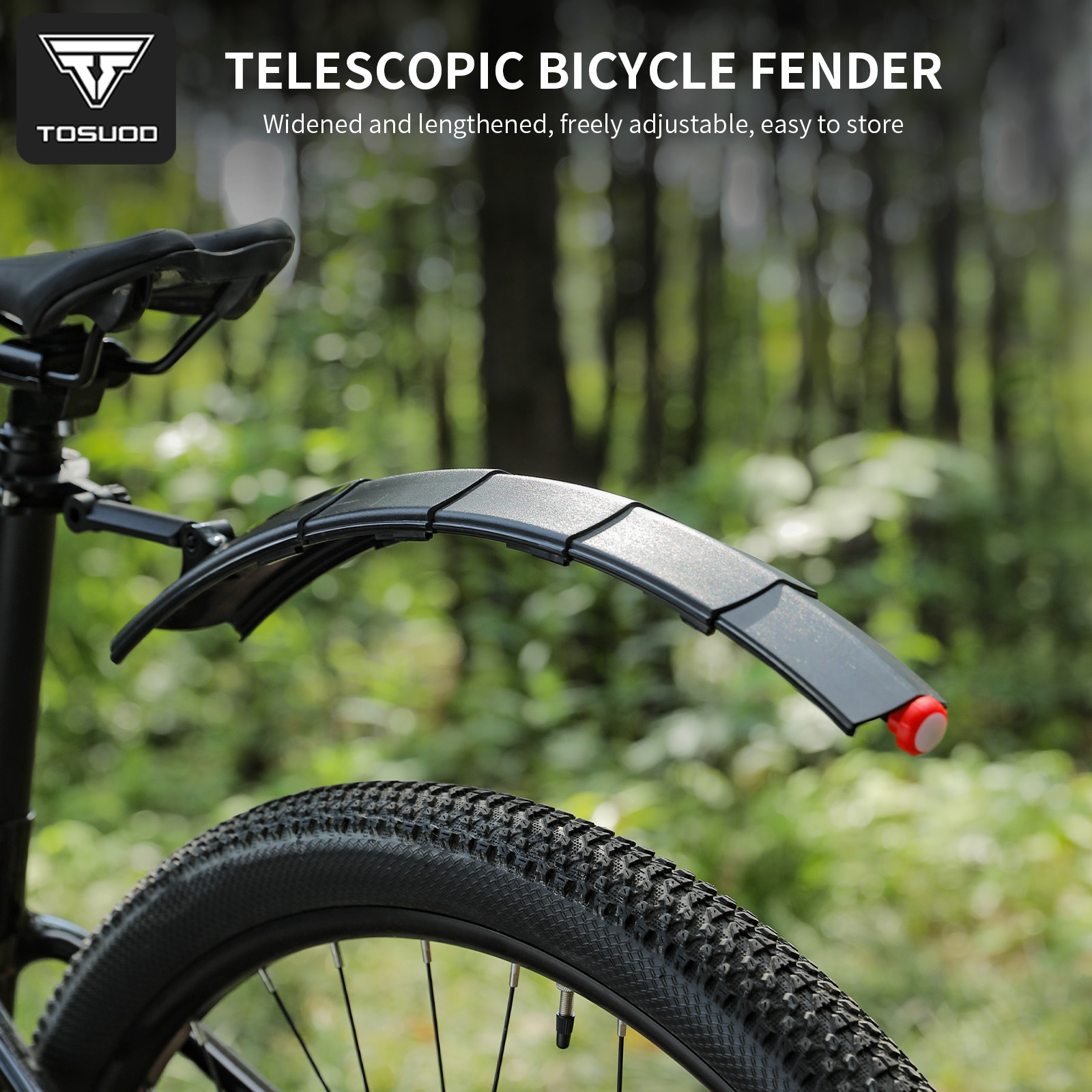 TOSUOD Adjustable Length Bike  - Fender Mudguard Set review and price