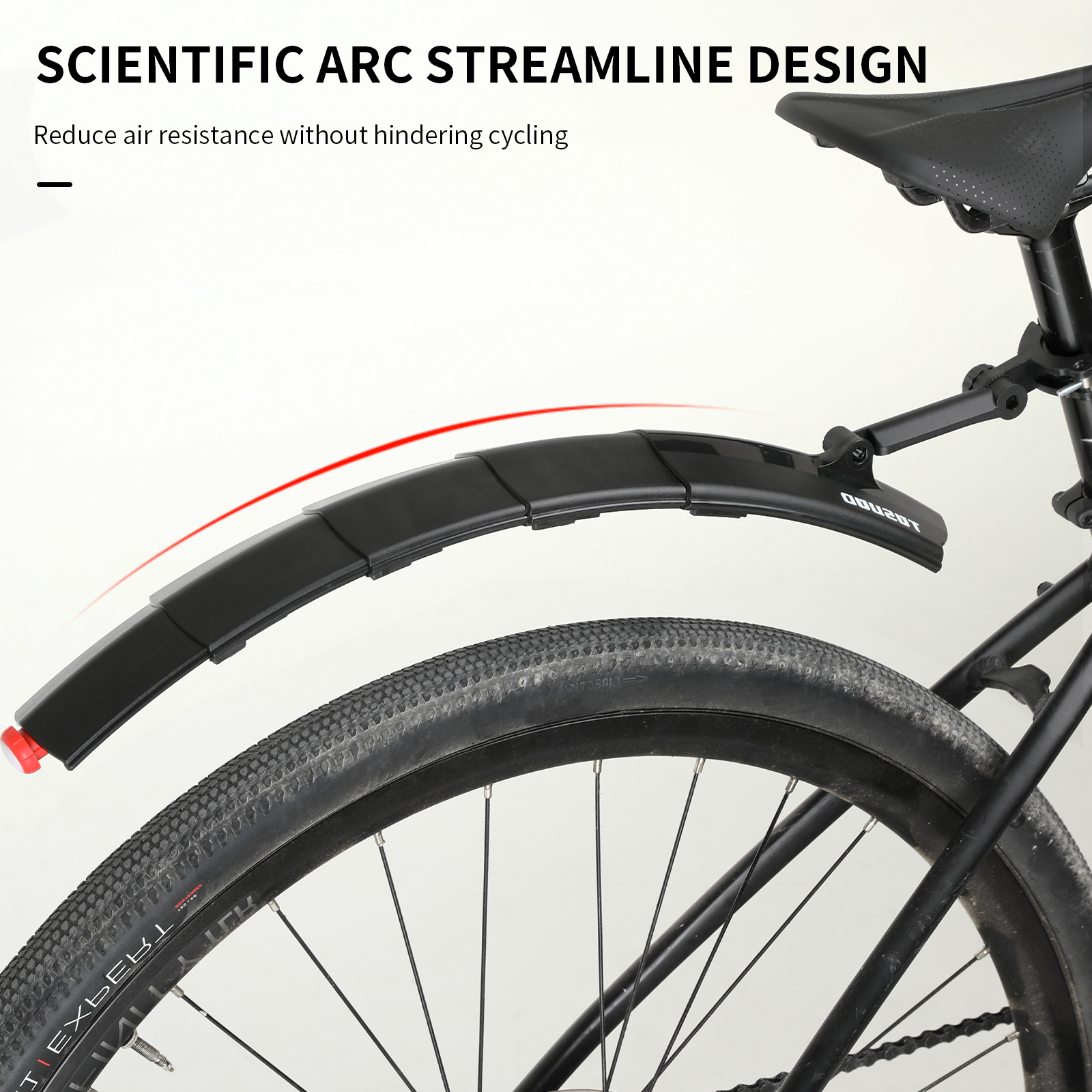 TOSUOD Adjustable Length Bike  - Fender Mudguard Set review and price