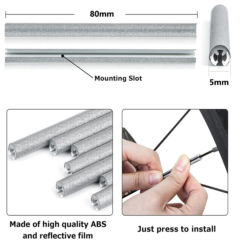 36/48/72/96Pieces 8cm Spoke Re - Spoke Reflector Set review and price