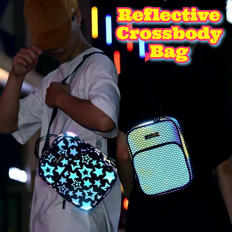 Reflective Crossbody Bag Multi - Cycling Commuter Backpack review and price