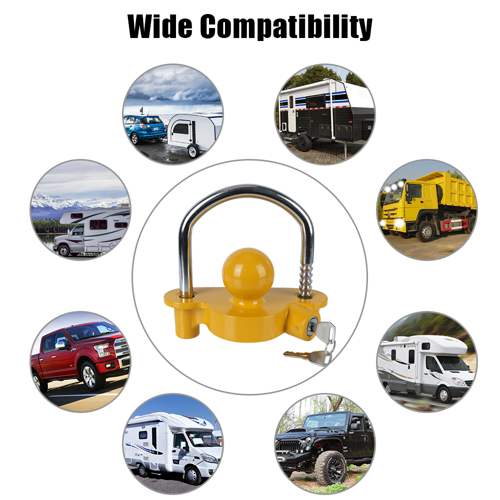 Tow Ball Security Anti-Theft T - U Lock Heavy Duty review and price