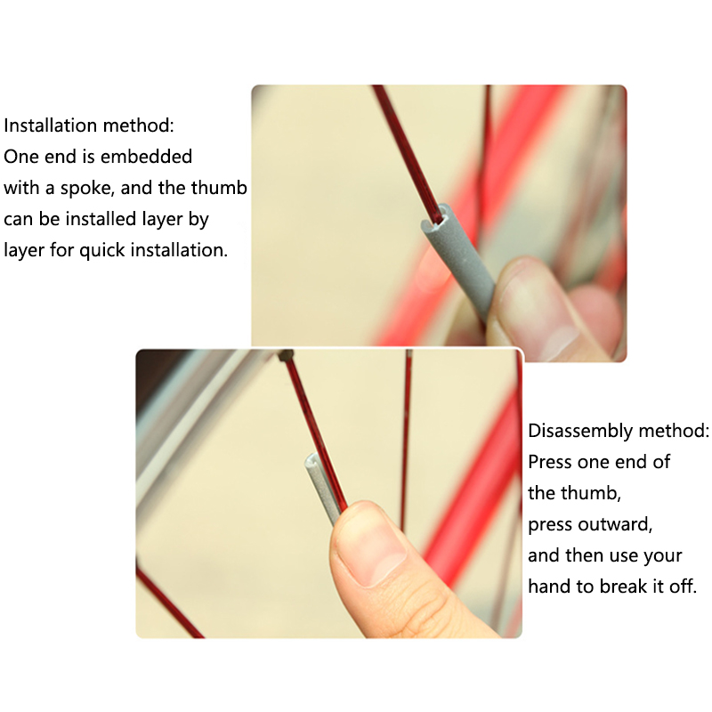 36/48/72/96Pieces 8cm Spoke Re - Spoke Reflector Set review and price