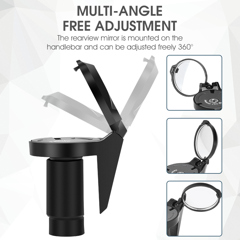 WEST BIKING 2PC Bar End Bicycl - Mirror Handlebar Convex review and price