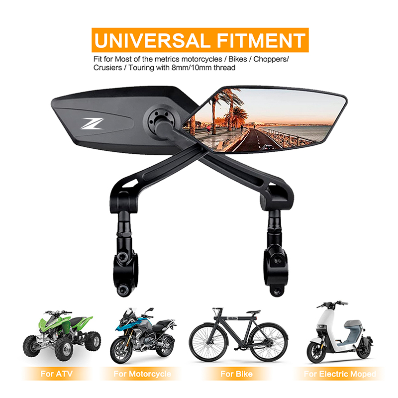 For Kawasaki Z Z900 Z1000 Zont - Mirror Handlebar Convex review and price