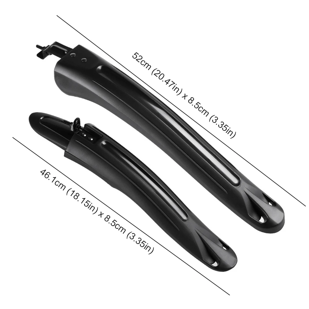 2pcs Bicycle Fender PP Soft Pl - Fender Mudguard Set review and price