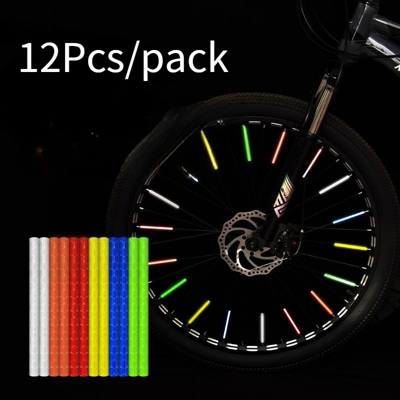 12Pcs/Set Bicycle Spoke Reflec - Spoke Reflector Set review and price