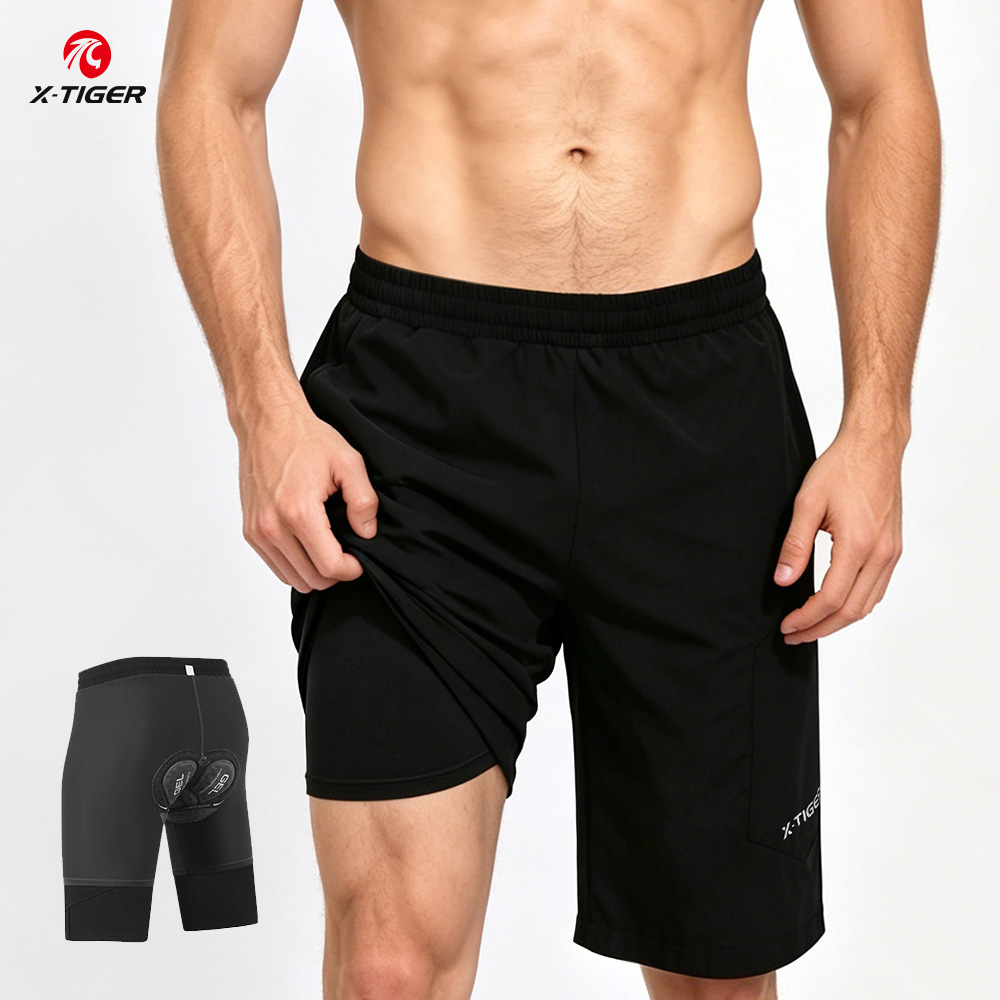 X-TIGER 2 in 1 Cycling Shorts  - Cycling Shorts For Commute review and price